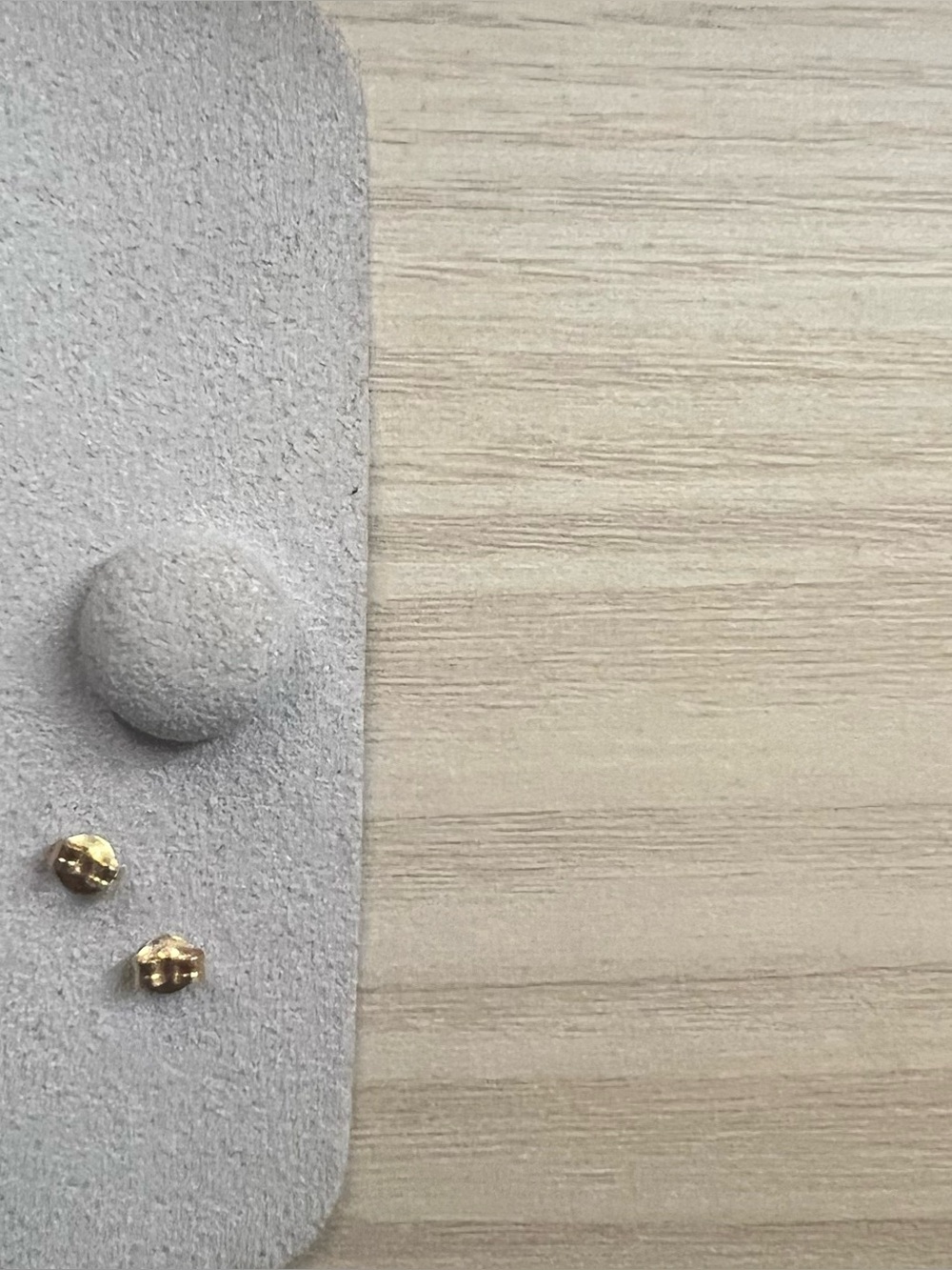 18K Yellow Gold Small Earring Backs